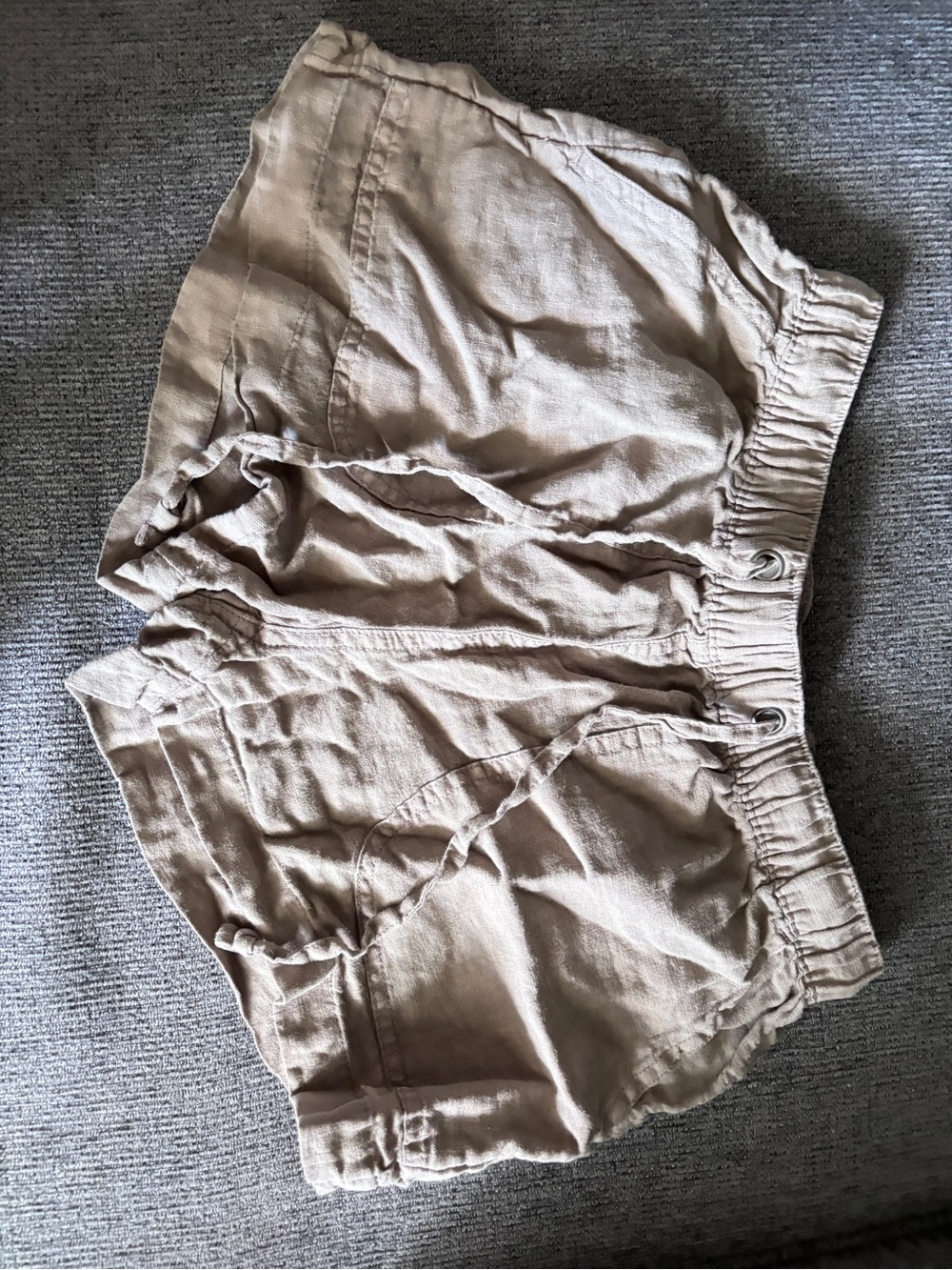 C&C California Linen Light Tan Shorts